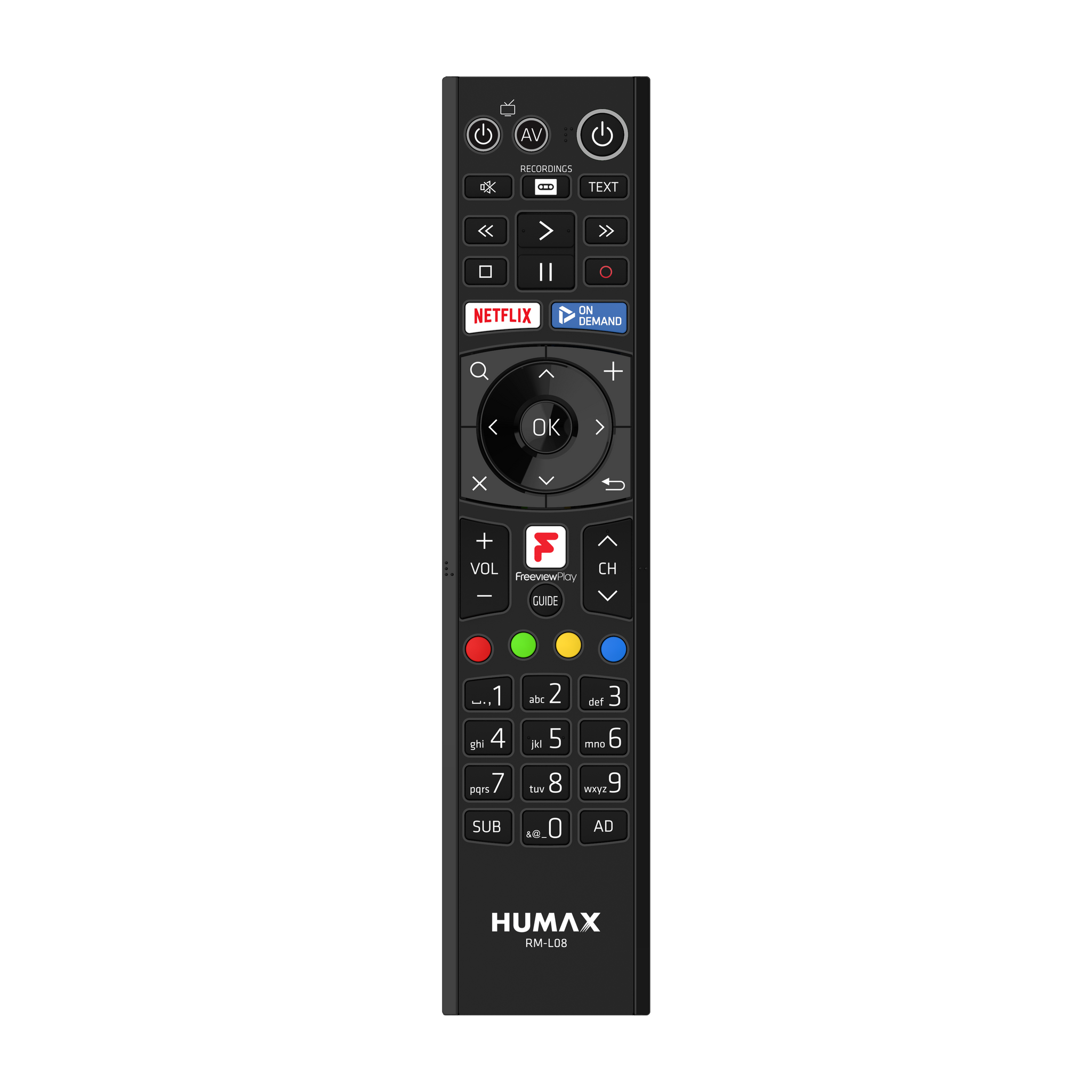 ALLIMITY RM-H06S Sostituzione del Telecomando per Humax Freeview+ HD Recorder TN-7000-HD TN7000HD HDR-1800T HDR1800T RMH06S ALLIMITY RM-H06S Sostituzione del Telecomando per Humax Freeview+ HD Recorder TN-7000-HD TN7000HD HDR-1800T HDR1800T RMH06S